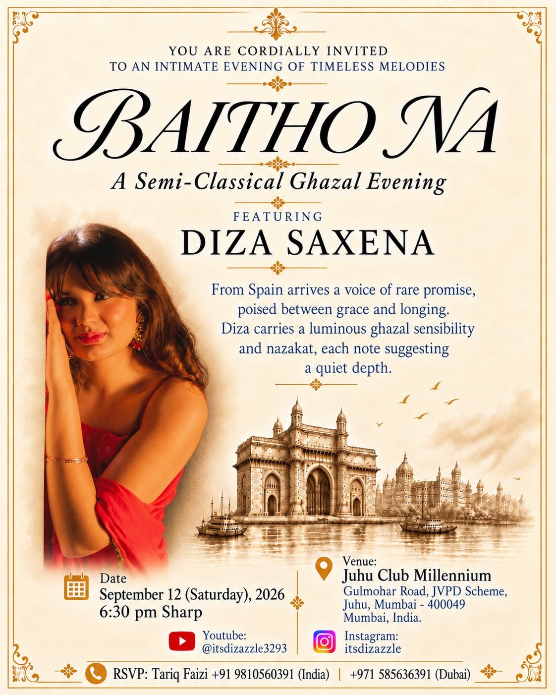 Baitho Na — A Semi-Classical Ghazal Evening